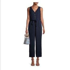 NEW Time and Tru linen romper/jumpsuit